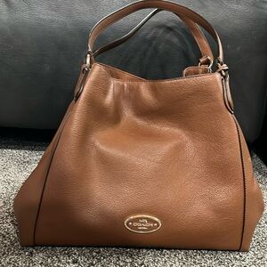 Coach brown handbag